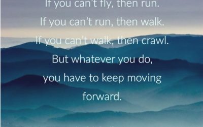 Keep moving forward